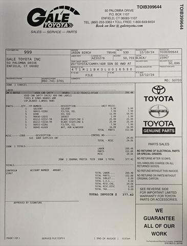 used 2020 Toyota Camry car, priced at $22,683