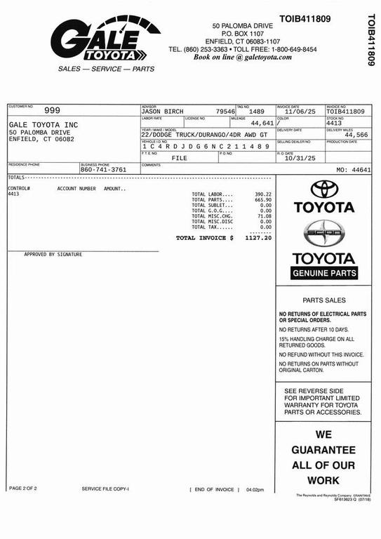 used 2022 Dodge Durango car, priced at $30,583