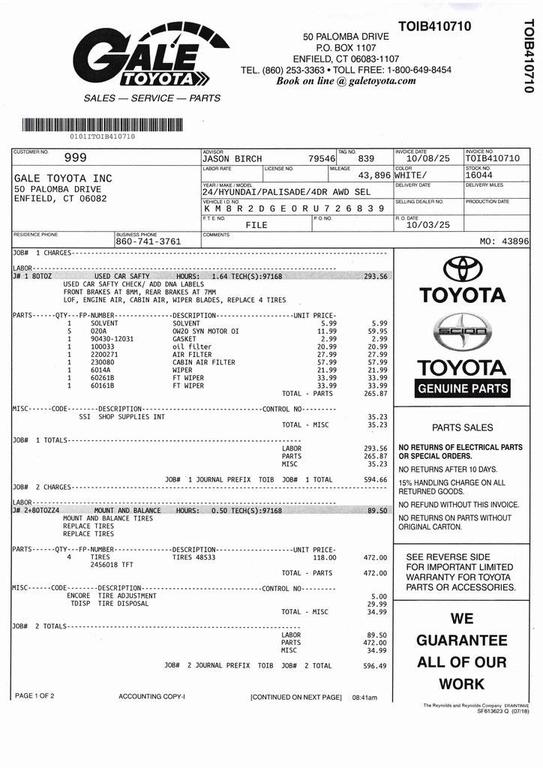 used 2024 Hyundai Palisade car, priced at $31,977