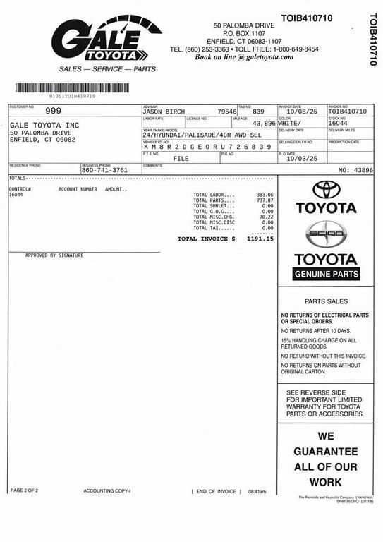 used 2024 Hyundai Palisade car, priced at $31,977