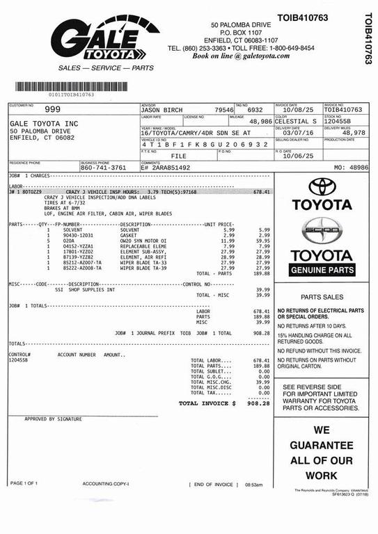 used 2016 Toyota Camry car, priced at $17,183