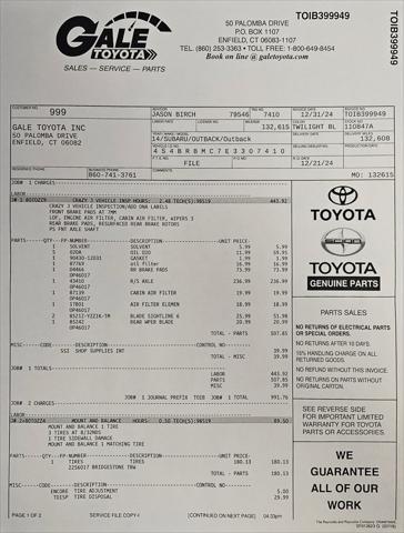 used 2014 Subaru Outback car, priced at $9,483