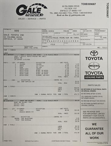 used 2017 Toyota Prius Prime car, priced at $19,883