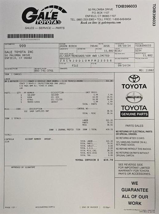 used 2021 Jeep Renegade car, priced at $21,996