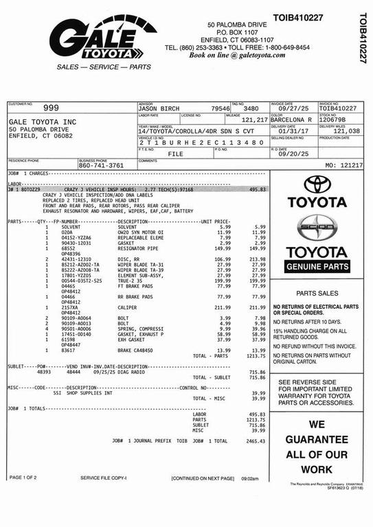 used 2014 Toyota Corolla car, priced at $11,683