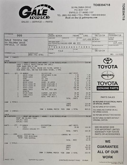 used 2010 Toyota Prius car, priced at $8,855