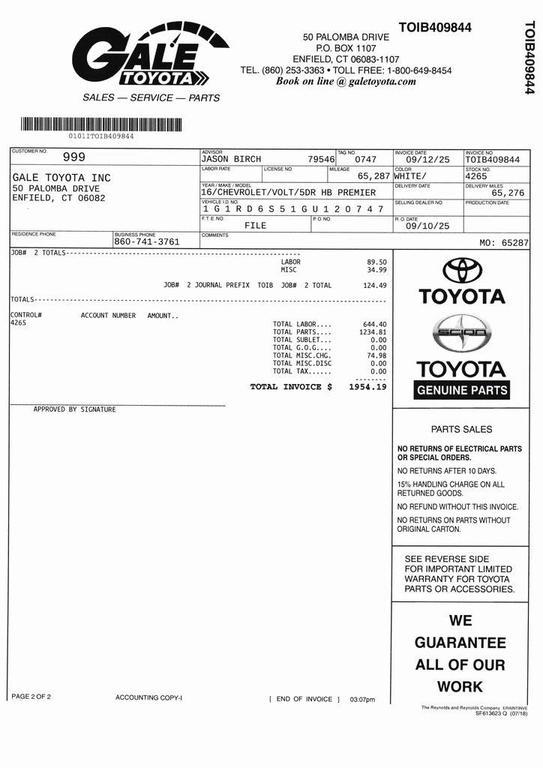 used 2016 Chevrolet Volt car, priced at $10,950