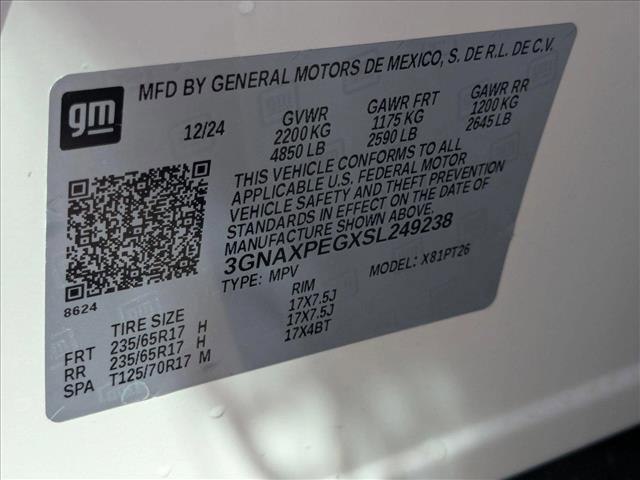 new 2025 Chevrolet Equinox car, priced at $34,145