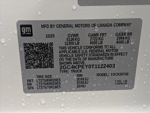 new 2026 Chevrolet Silverado 2500 car, priced at $85,600