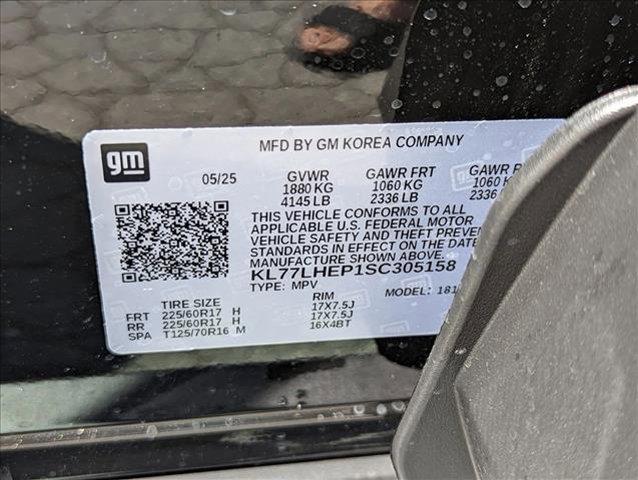 new 2025 Chevrolet Trax car, priced at $25,485