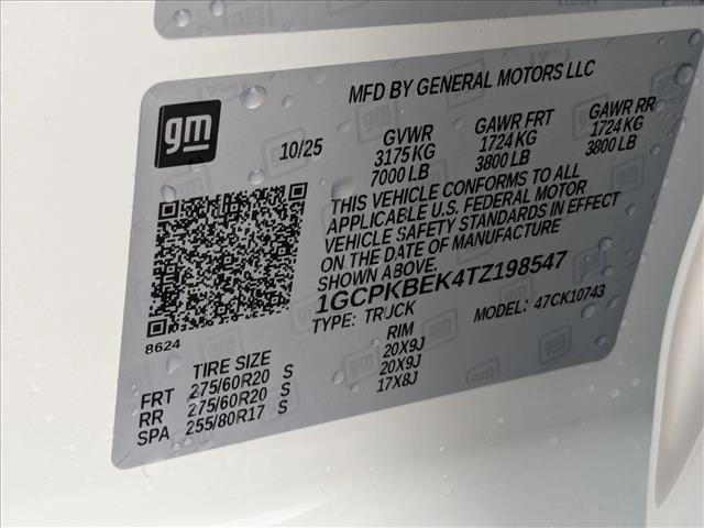 new 2026 Chevrolet Silverado 1500 car, priced at $47,615