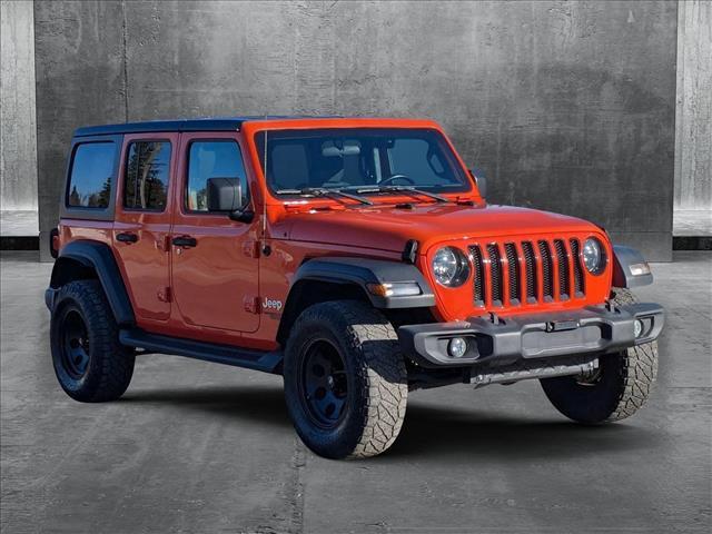 used 2018 Jeep Wrangler Unlimited car, priced at $23,998