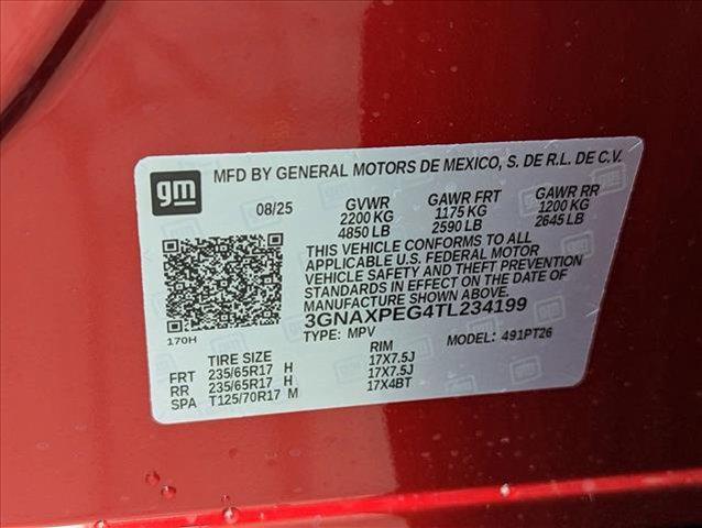 new 2026 Chevrolet Equinox car, priced at $32,802