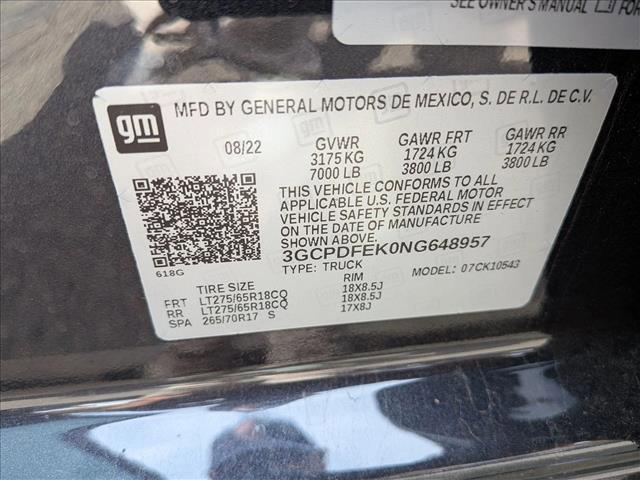 used 2022 Chevrolet Silverado 1500 car, priced at $45,989