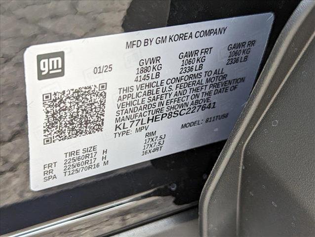 new 2025 Chevrolet Trax car, priced at $25,385