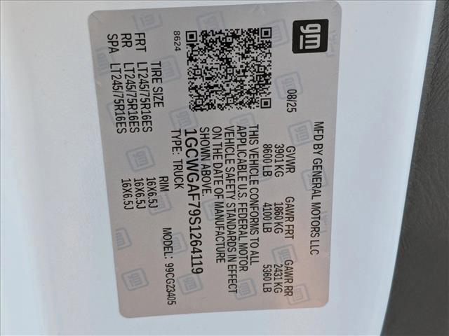 new 2025 Chevrolet Express 2500 car, priced at $47,175