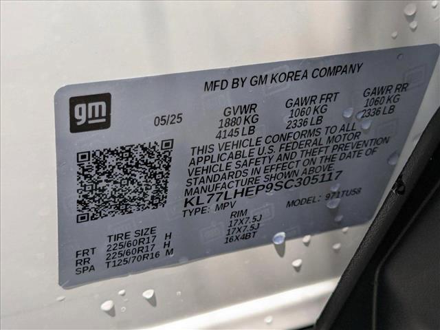 new 2025 Chevrolet Trax car, priced at $25,485