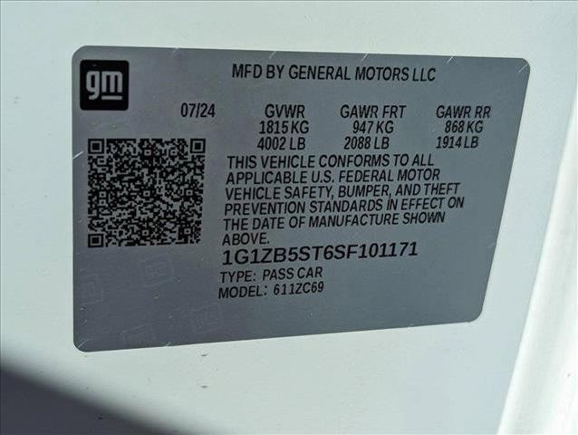 new 2025 Chevrolet Malibu car, priced at $27,245