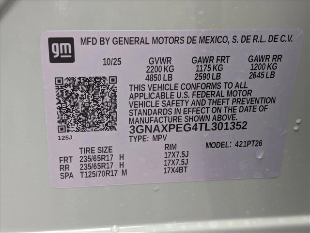 new 2026 Chevrolet Equinox car, priced at $33,366