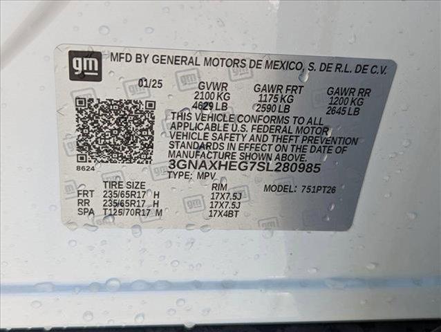 new 2025 Chevrolet Equinox car, priced at $29,995