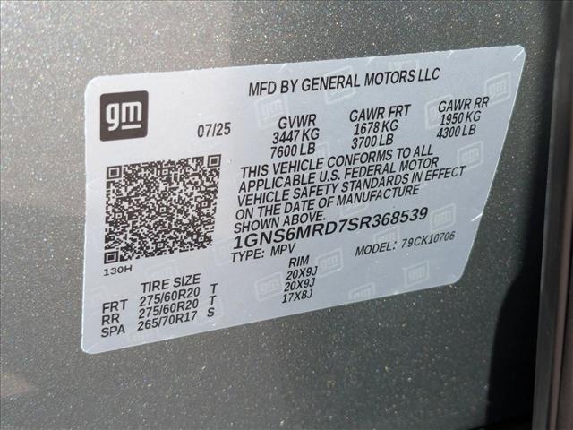 new 2025 Chevrolet Tahoe car, priced at $65,885