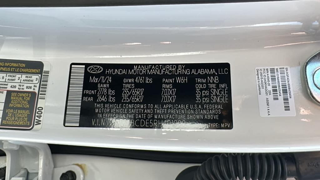 new 2024 Hyundai Tucson car, priced at $32,608