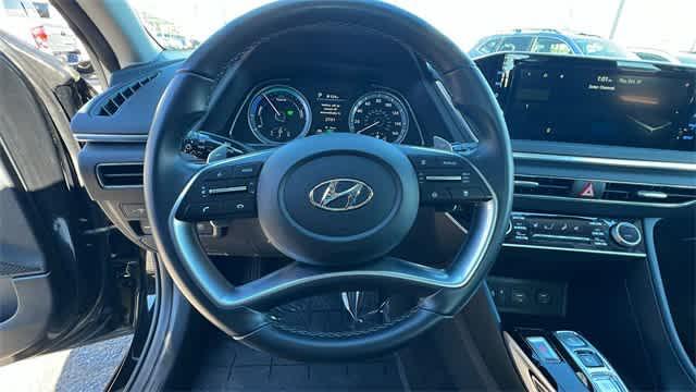 used 2023 Hyundai Sonata Hybrid car, priced at $22,595