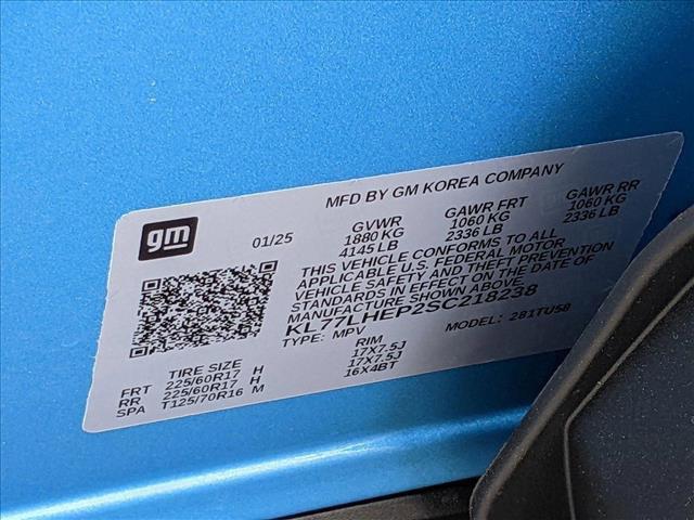 new 2025 Chevrolet Trax car, priced at $24,249