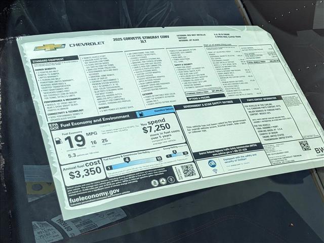 new 2025 Chevrolet Corvette car, priced at $89,911