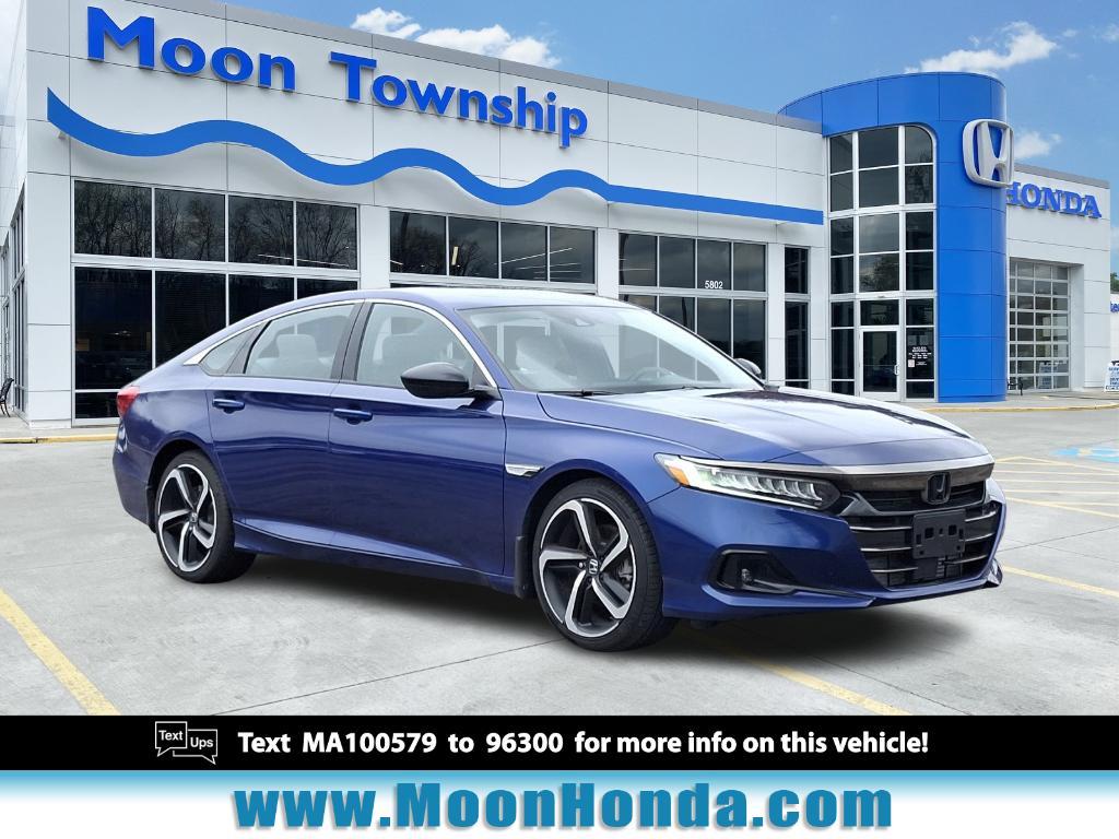 used 2021 Honda Accord car, priced at $25,465