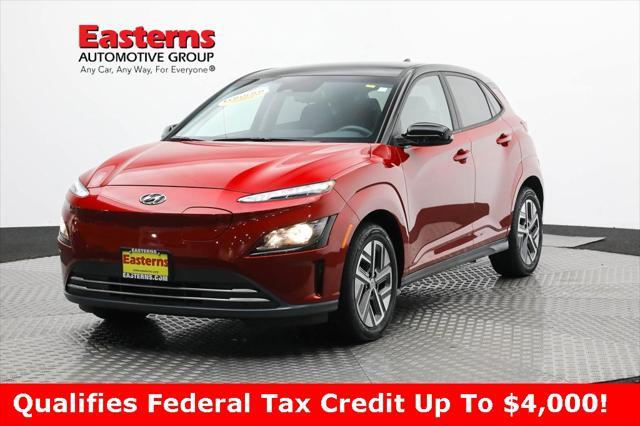 used 2022 Hyundai Kona EV car, priced at $21,490