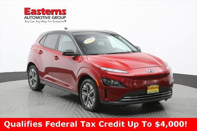 used 2022 Hyundai Kona EV car, priced at $21,490