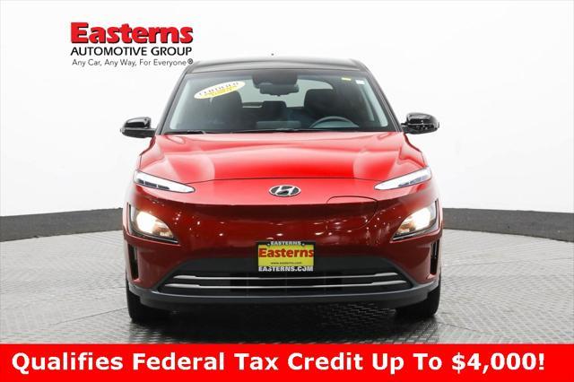 used 2022 Hyundai Kona EV car, priced at $21,490