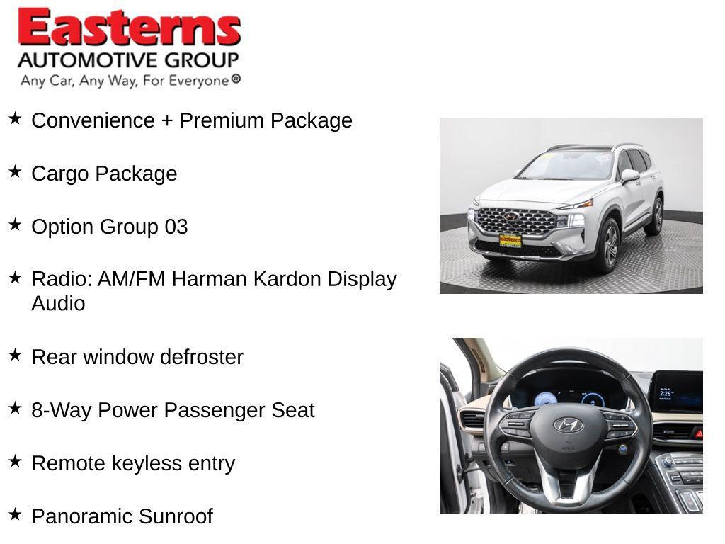 used 2022 Hyundai Santa Fe car, priced at $22,950