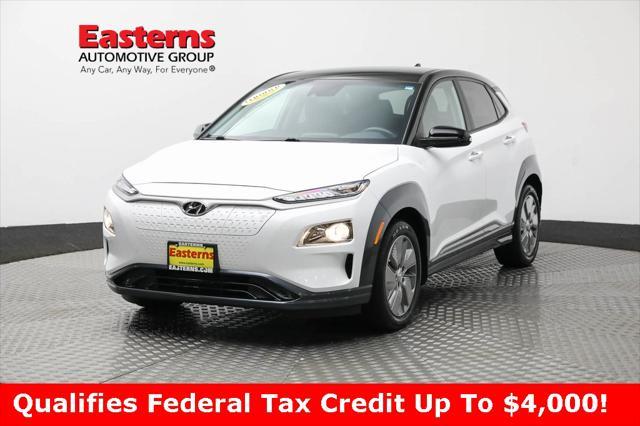 used 2021 Hyundai Kona EV car, priced at $22,490