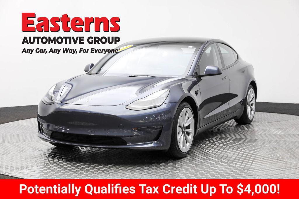 used 2022 Tesla Model 3 car, priced at $25,375