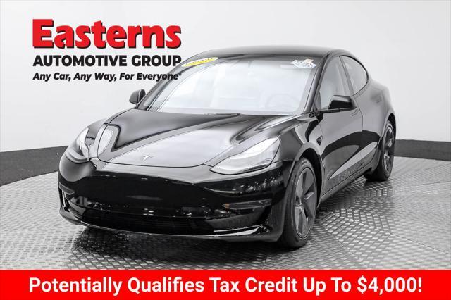 used 2022 Tesla Model 3 car, priced at $25,425