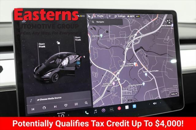 used 2022 Tesla Model 3 car, priced at $25,425