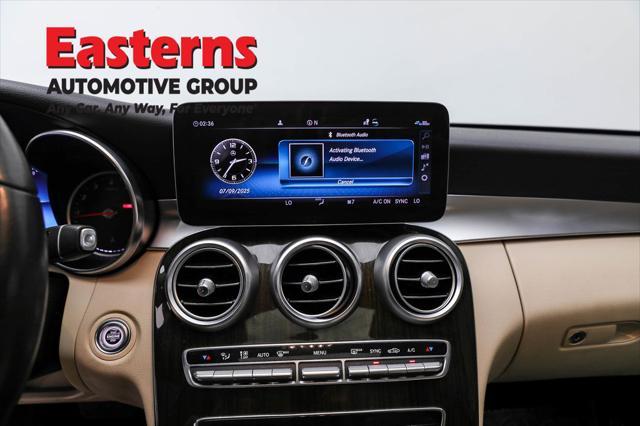 used 2019 Mercedes-Benz C-Class car, priced at $21,490