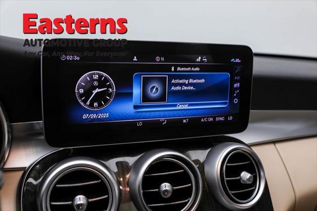 used 2019 Mercedes-Benz C-Class car, priced at $21,490