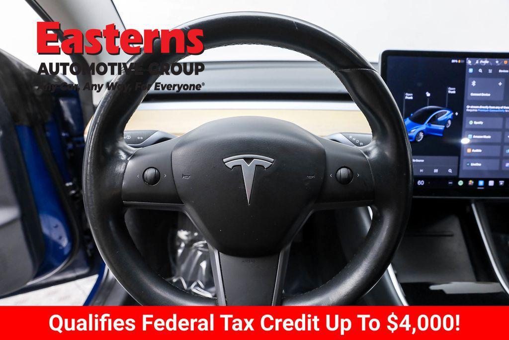 used 2018 Tesla Model 3 car, priced at $19,490