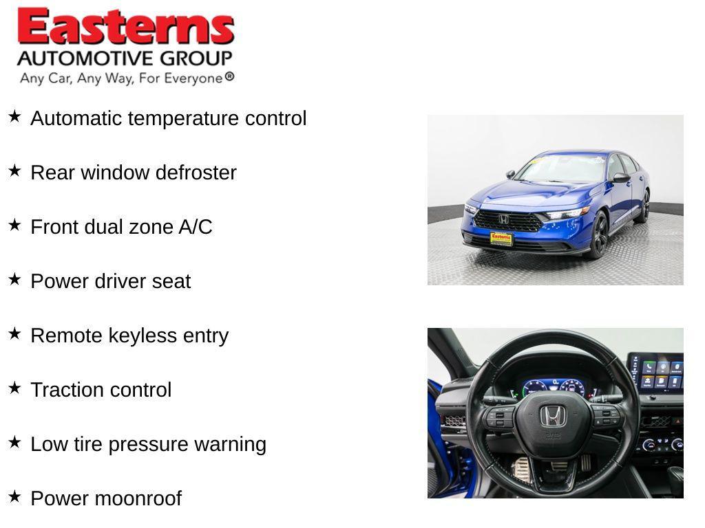 used 2023 Honda Accord Hybrid car, priced at $27,750