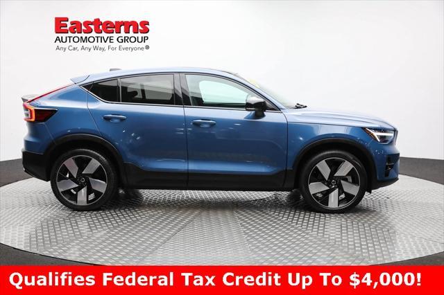 used 2023 Volvo C40 Recharge Pure Electric car, priced at $28,490