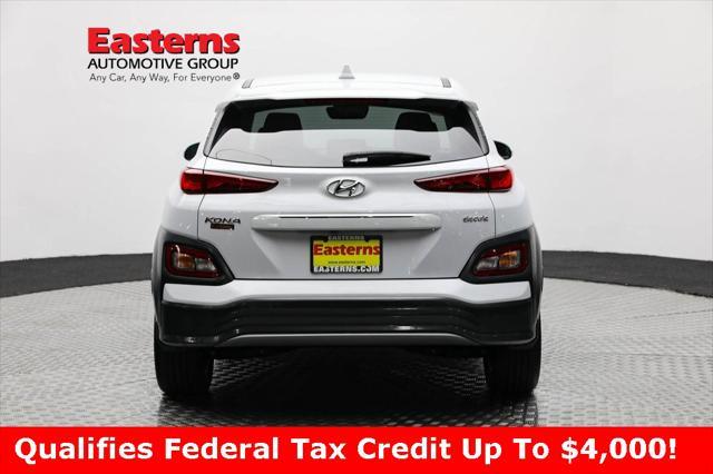 used 2020 Hyundai Kona EV car, priced at $21,490