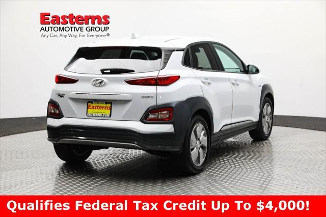 used 2020 Hyundai Kona EV car, priced at $21,490