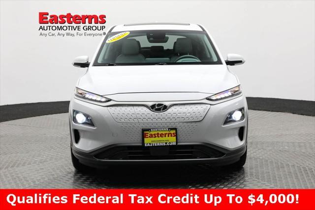 used 2020 Hyundai Kona EV car, priced at $21,490