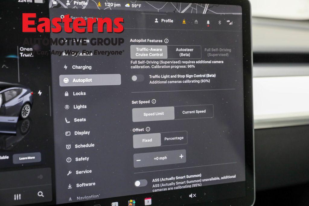 used 2023 Tesla Model 3 car, priced at $24,175