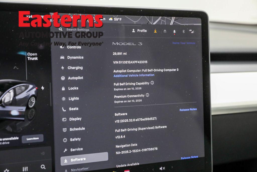 used 2023 Tesla Model 3 car, priced at $24,175