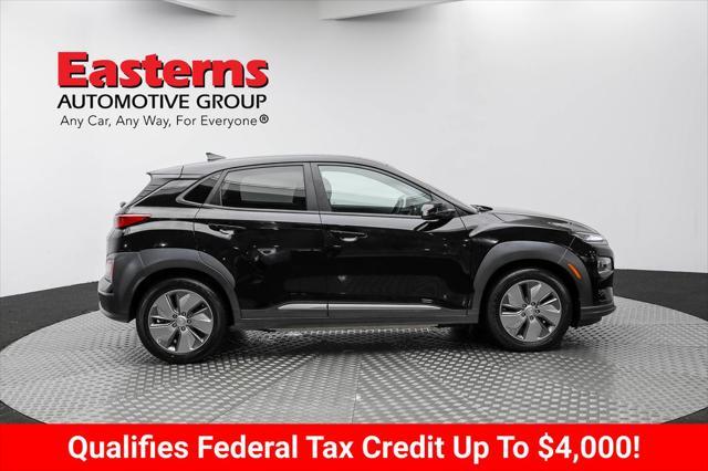 used 2021 Hyundai Kona EV car, priced at $21,650