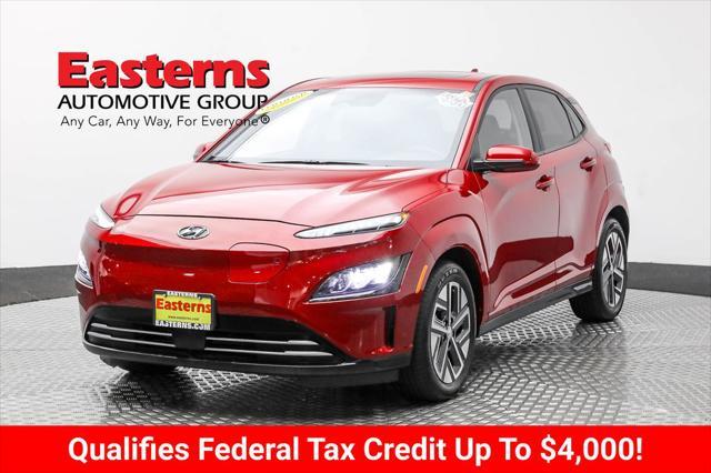 used 2022 Hyundai Kona EV car, priced at $23,275